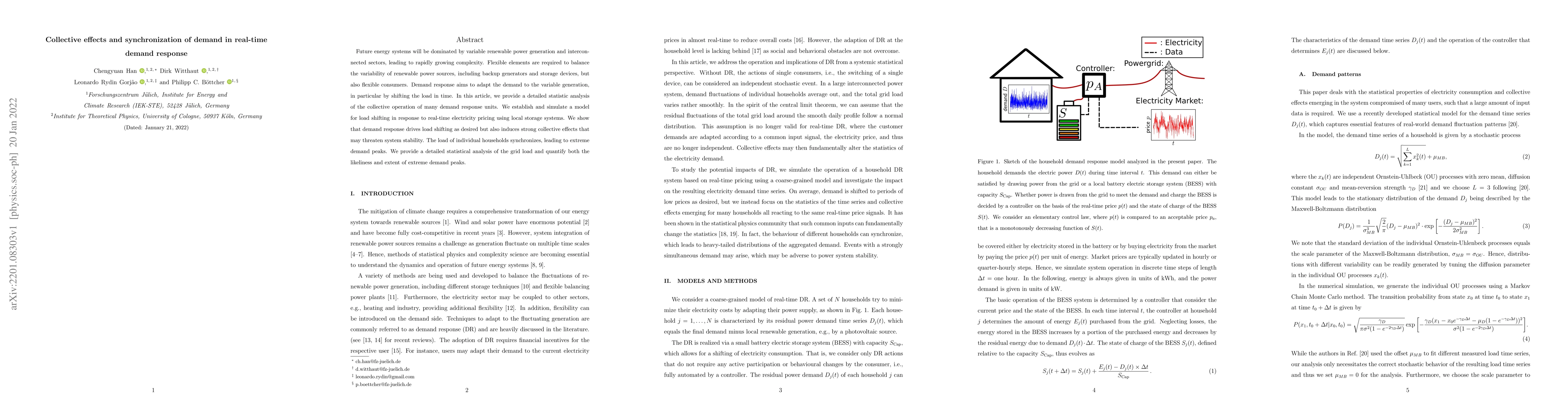 Thumbnail for Collective effects and synchronization of demand in real-time demand
  response