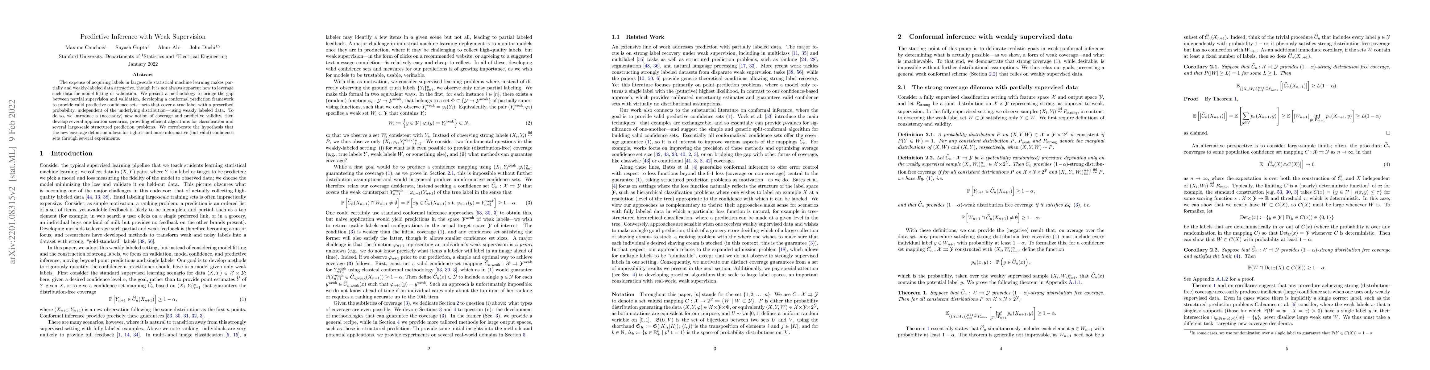 Thumbnail for Predictive Inference with Weak Supervision