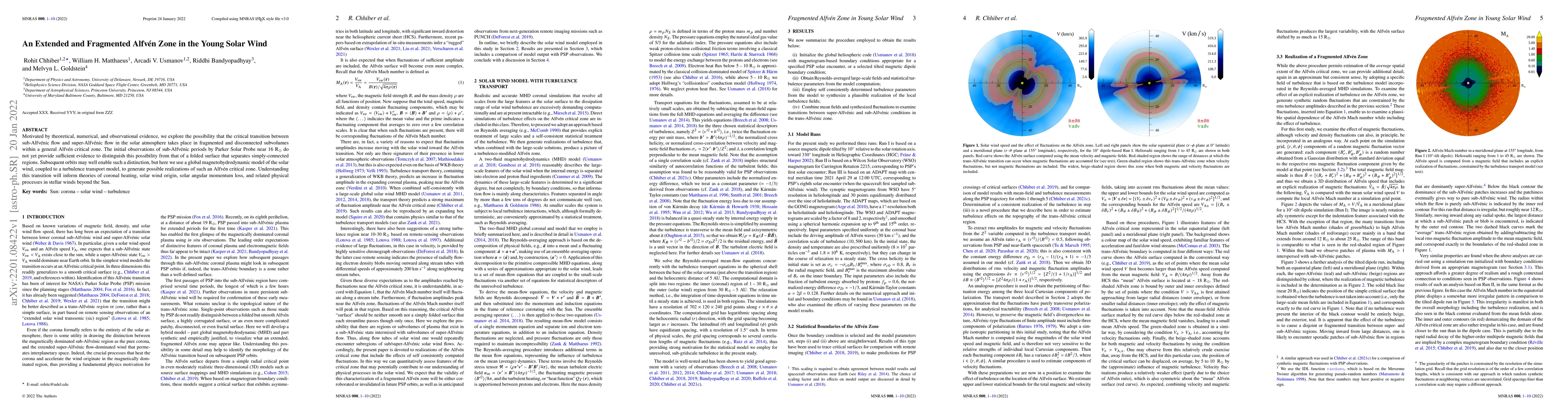 Thumbnail for An Extended and Fragmented Alfv\'en Zone in the Young Solar Wind