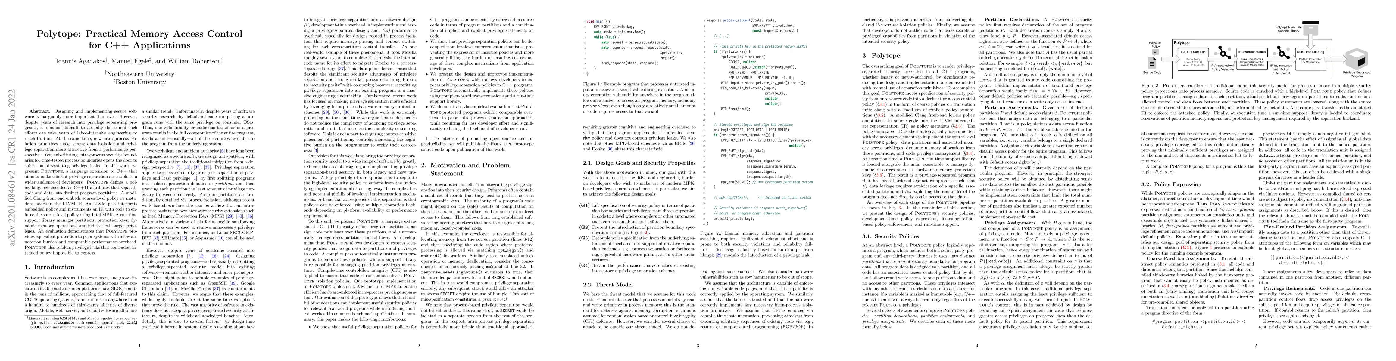 Thumbnail for Polytope: Practical Memory Access Control for C++ Applications