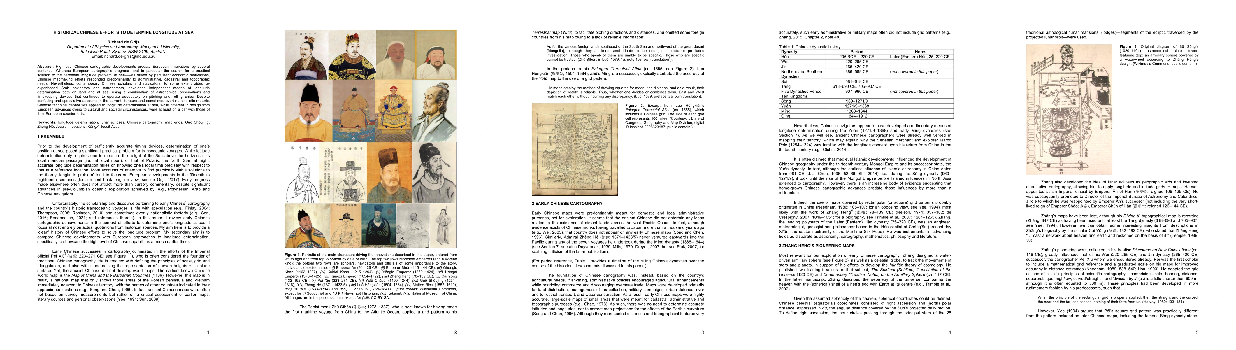 Thumbnail for Historical Chinese efforts to determine longitude at sea