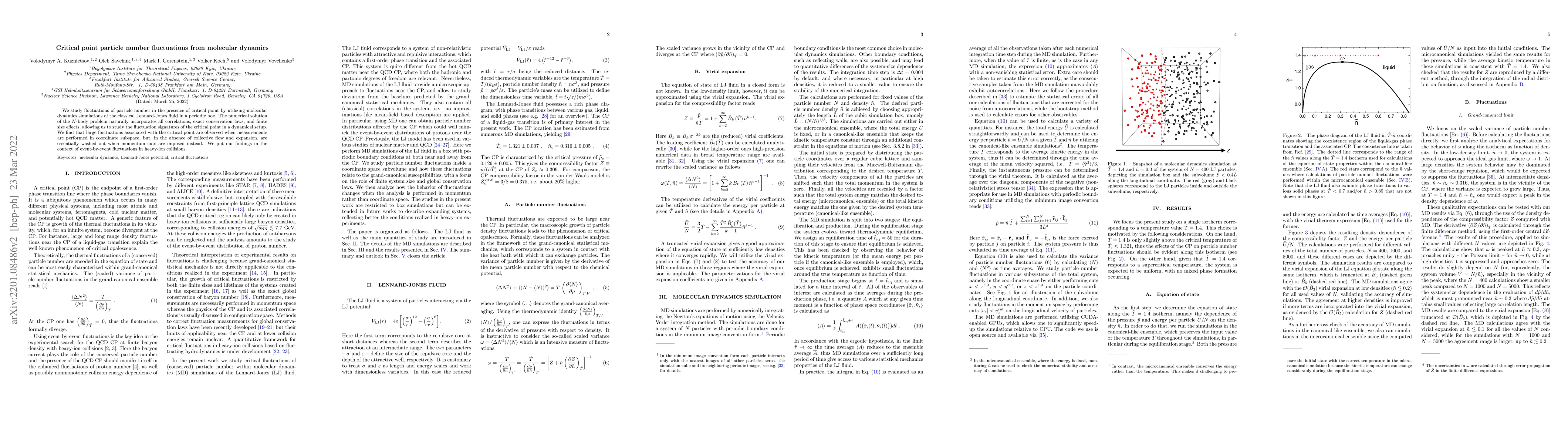 Thumbnail for Critical point particle number fluctuations from molecular dynamics