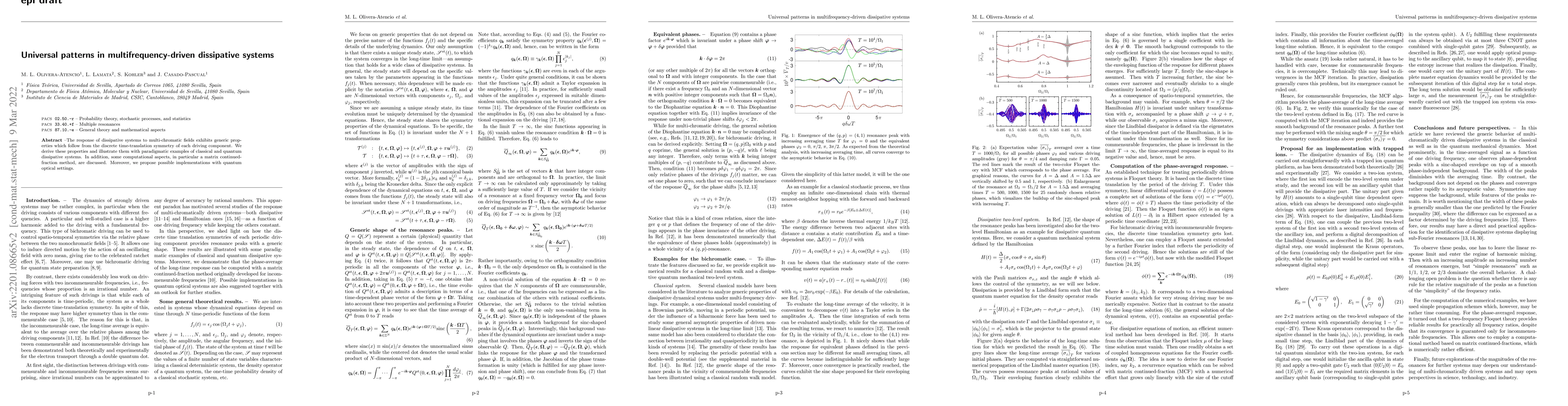 Thumbnail for Universal patterns in multifrequency-driven dissipative systems