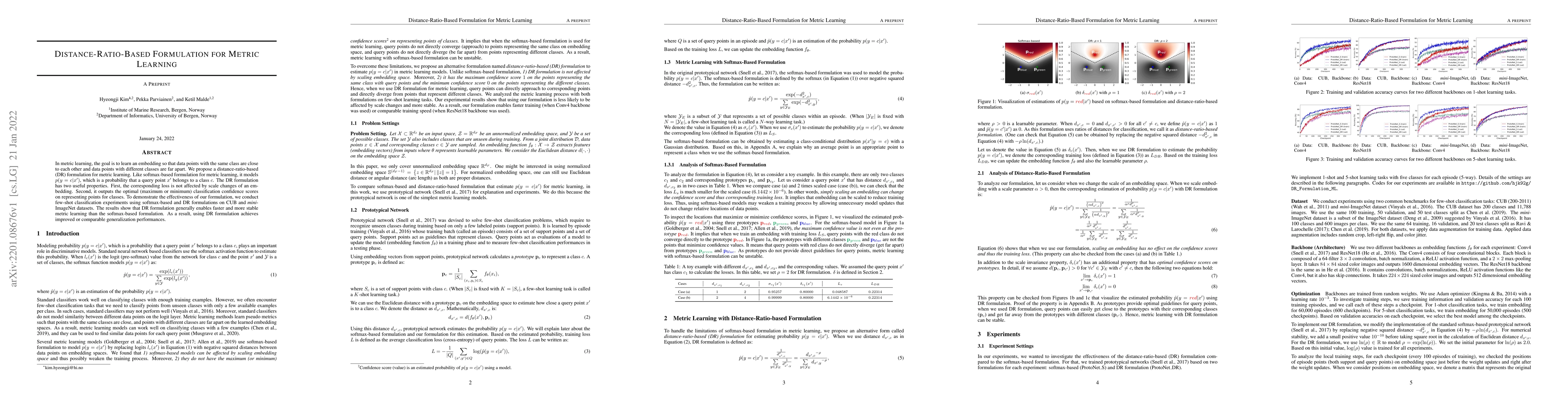 Thumbnail for Distance-Ratio-Based Formulation for Metric Learning