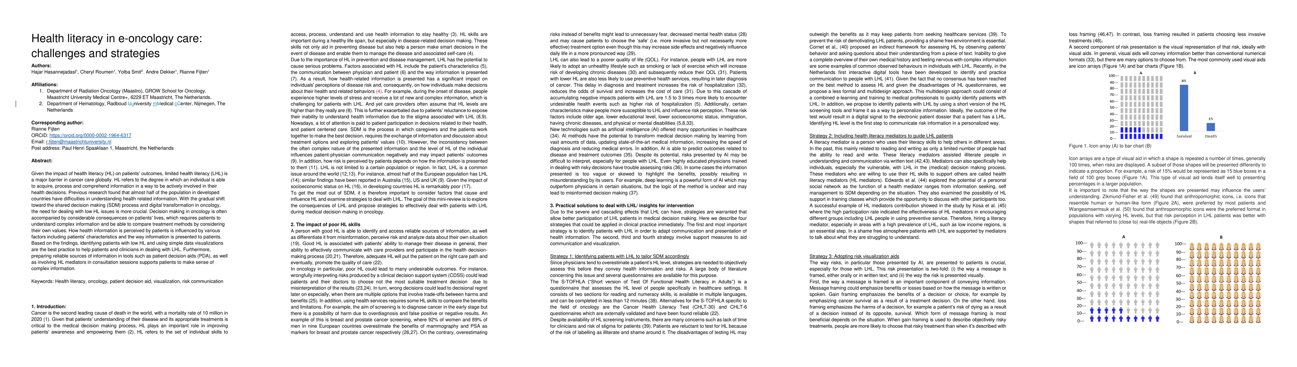 Thumbnail for Health literacy in e-oncology care: challenges and strategies