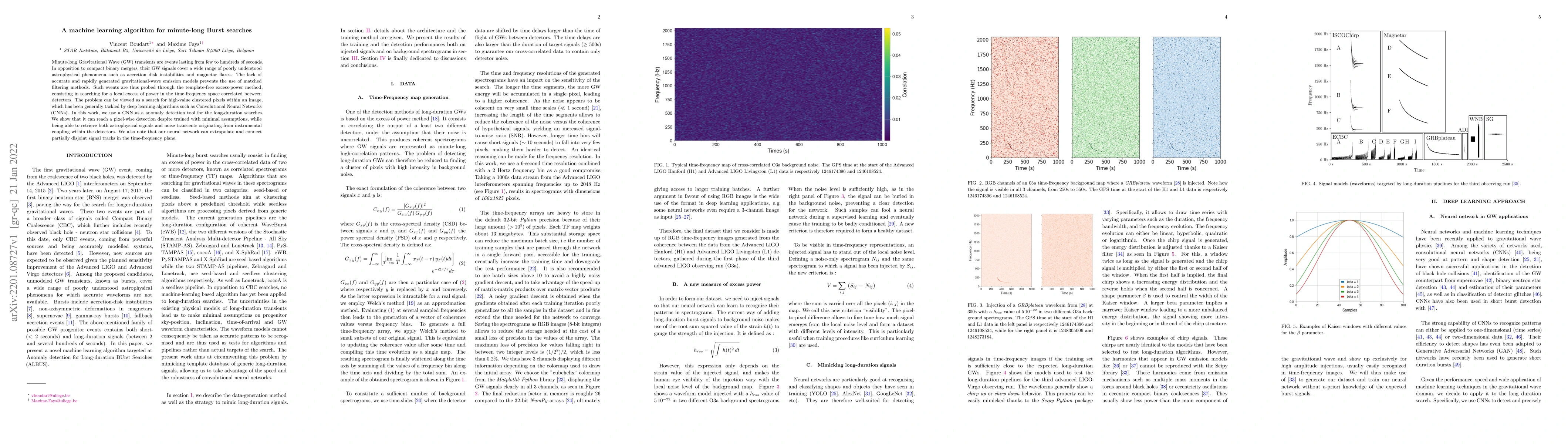 Thumbnail for A machine learning algorithm for minute-long Burst searches