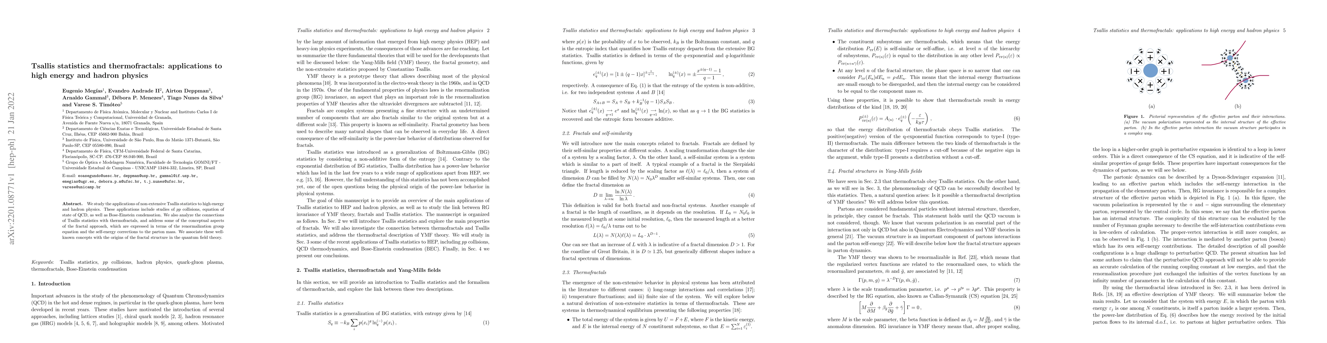 Thumbnail for Tsallis statistics and thermofractals: applications to high energy and
  hadron physics