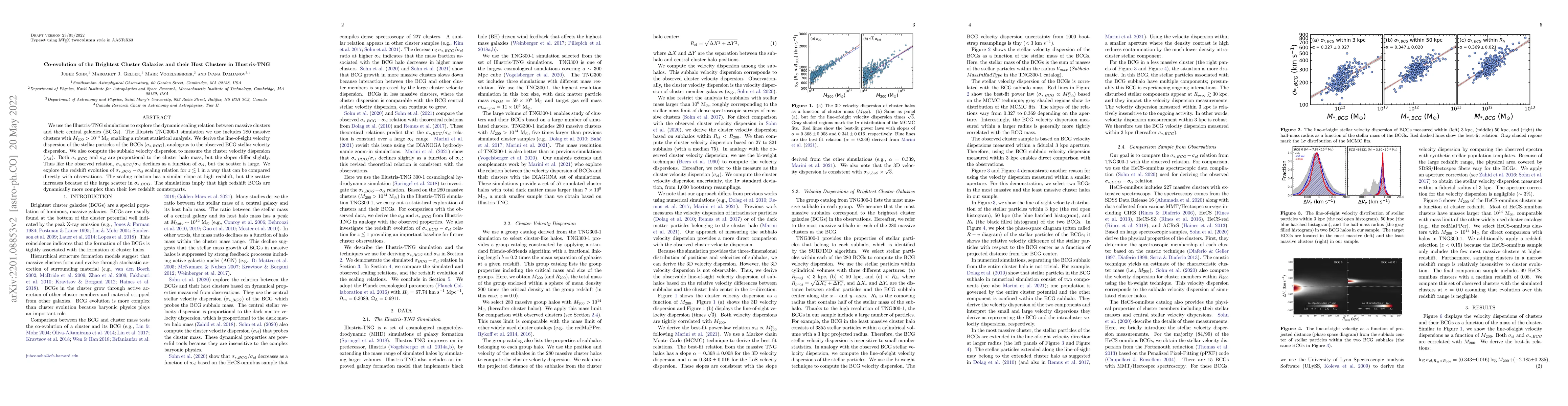 Thumbnail for Co-evolution of the Brightest Cluster Galaxies and their Host Clusters
  in IllustrisTNG