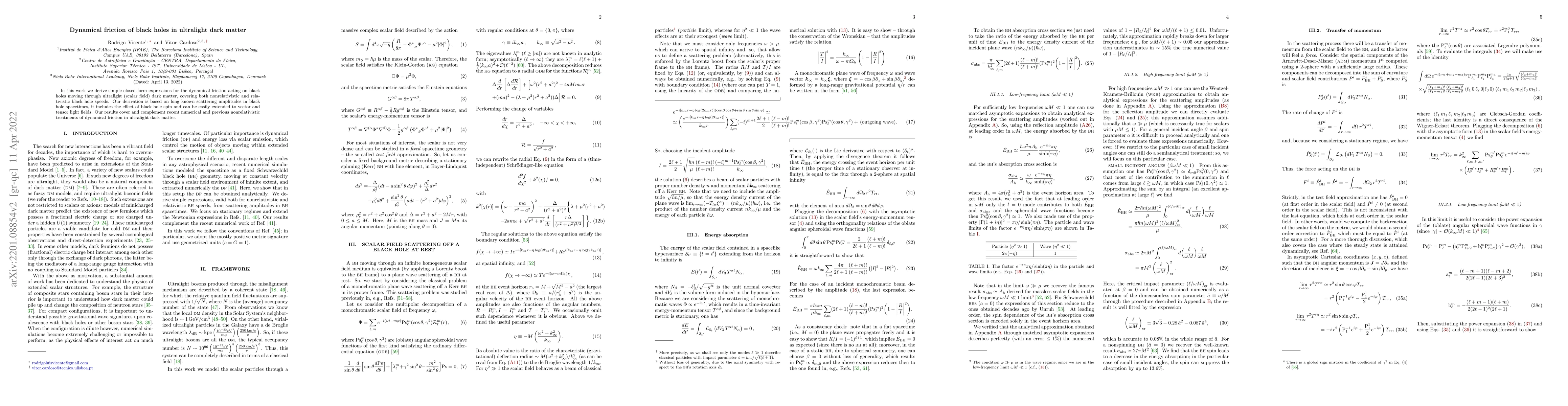 Thumbnail for Dynamical friction of black holes in ultralight dark matter