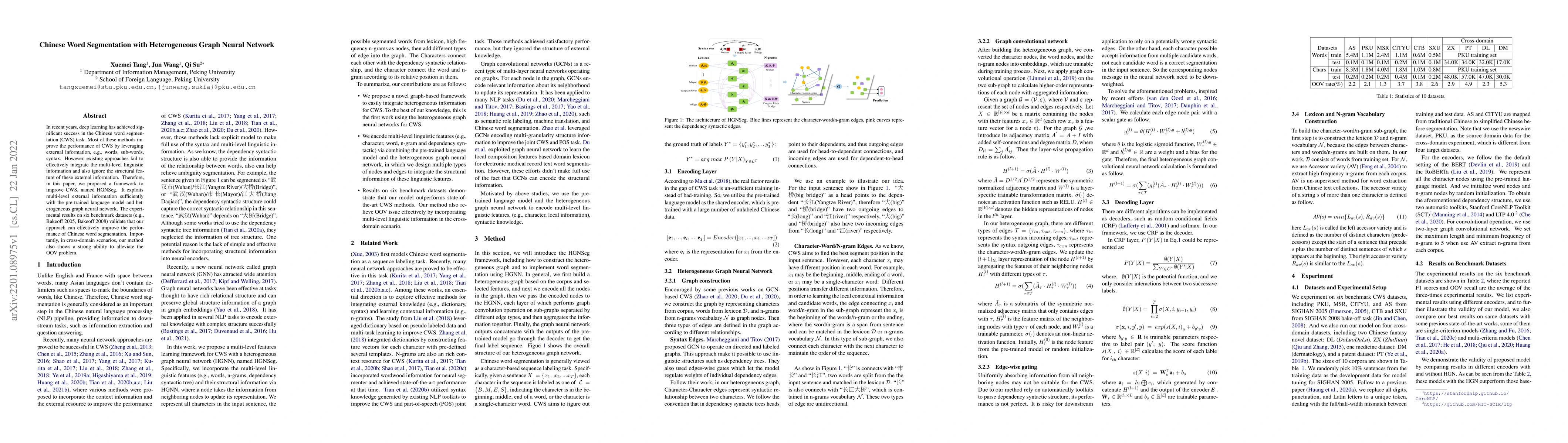 Thumbnail for Chinese Word Segmentation with Heterogeneous Graph Neural Network