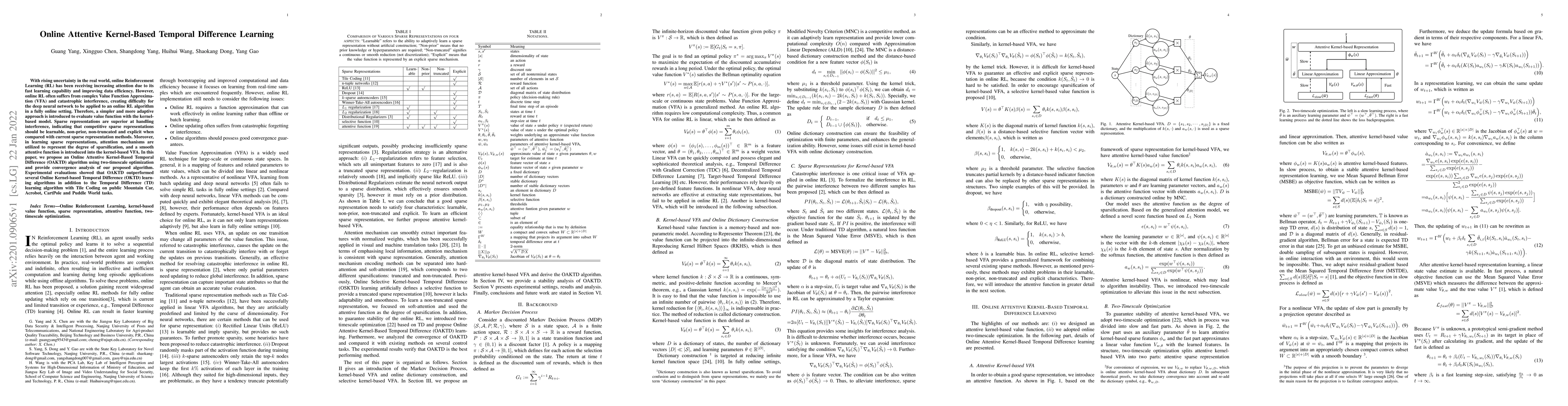 Thumbnail for Online Attentive Kernel-Based Temporal Difference Learning