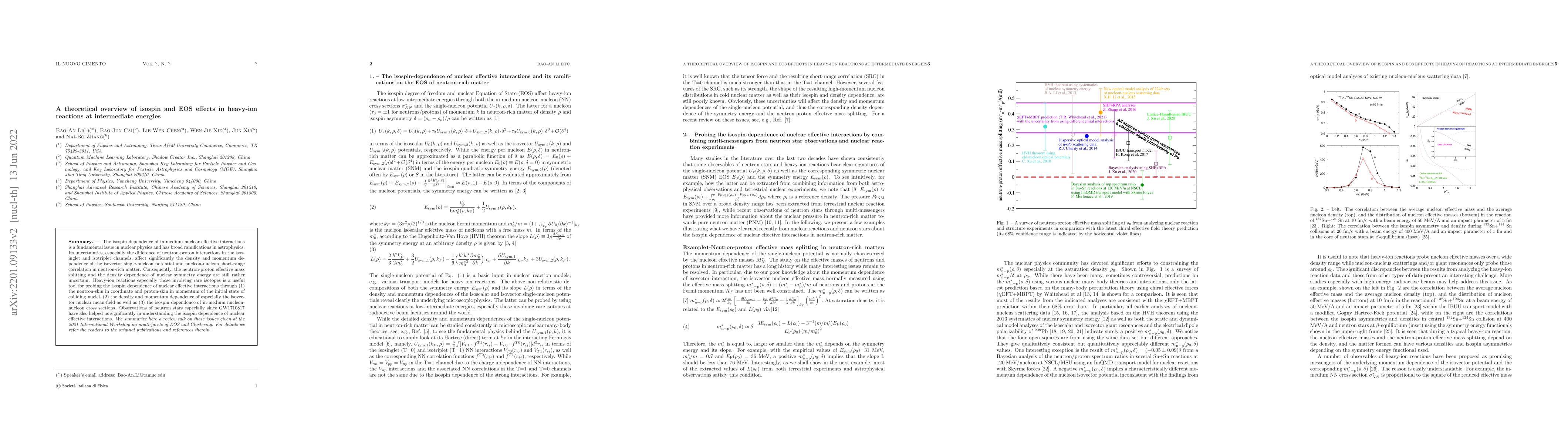 Thumbnail for A theoretical overview of isospin and EOS effects in heavy-ion reactions
  at intermediate energies