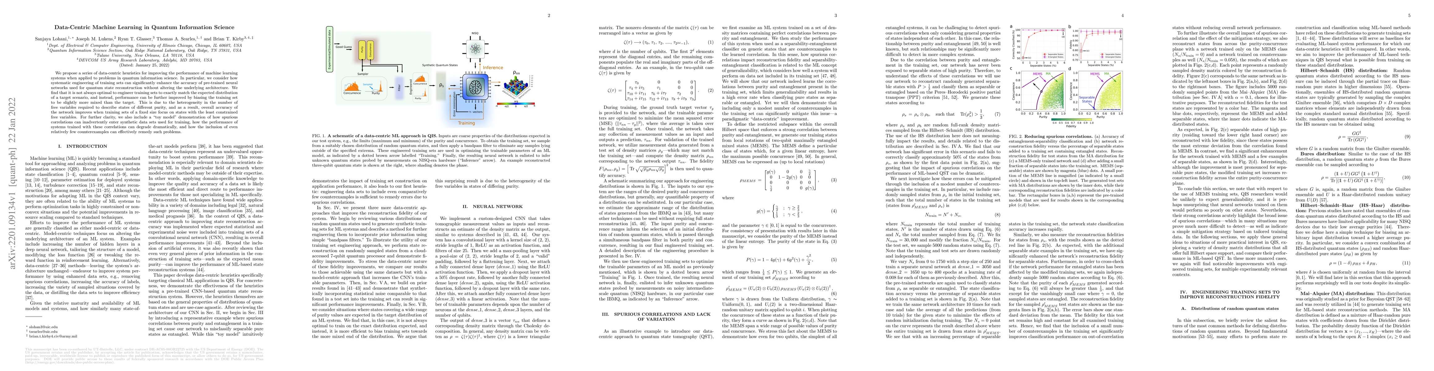Thumbnail for Data-Centric Machine Learning in Quantum Information Science