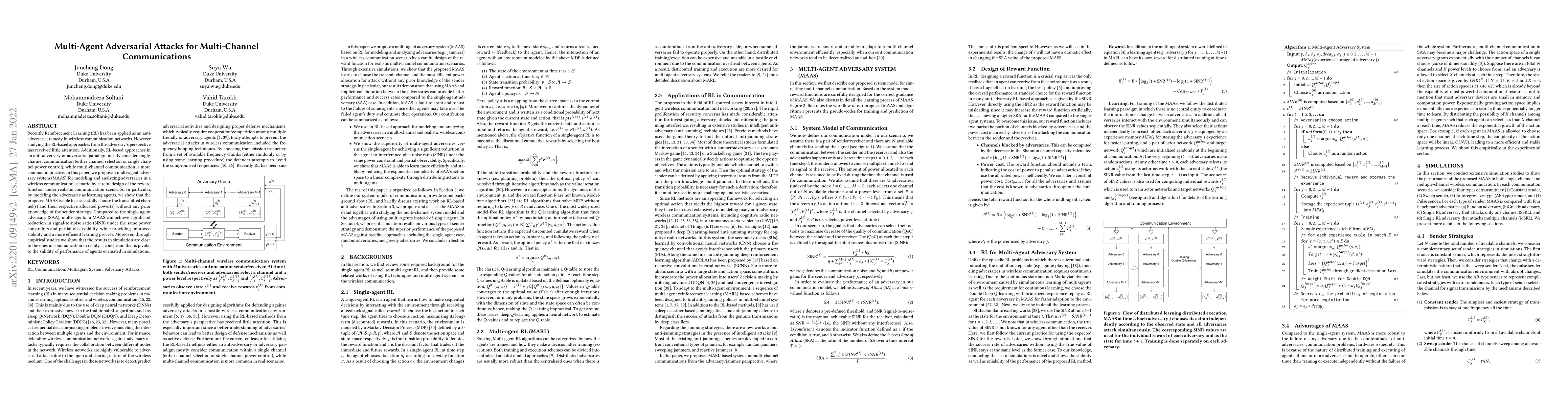 Thumbnail for Multi-Agent Adversarial Attacks for Multi-Channel Communications