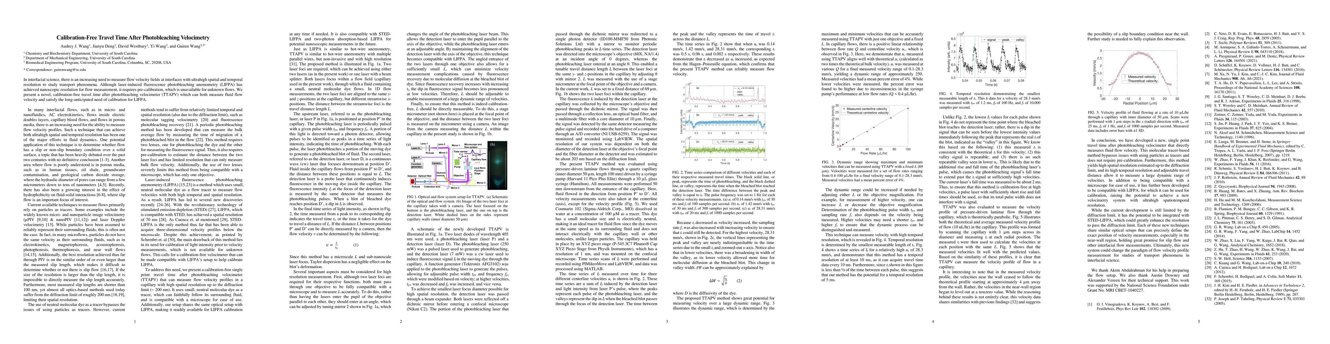 Thumbnail for Calibration-Free Travel Time After Photobleaching Velocimetry