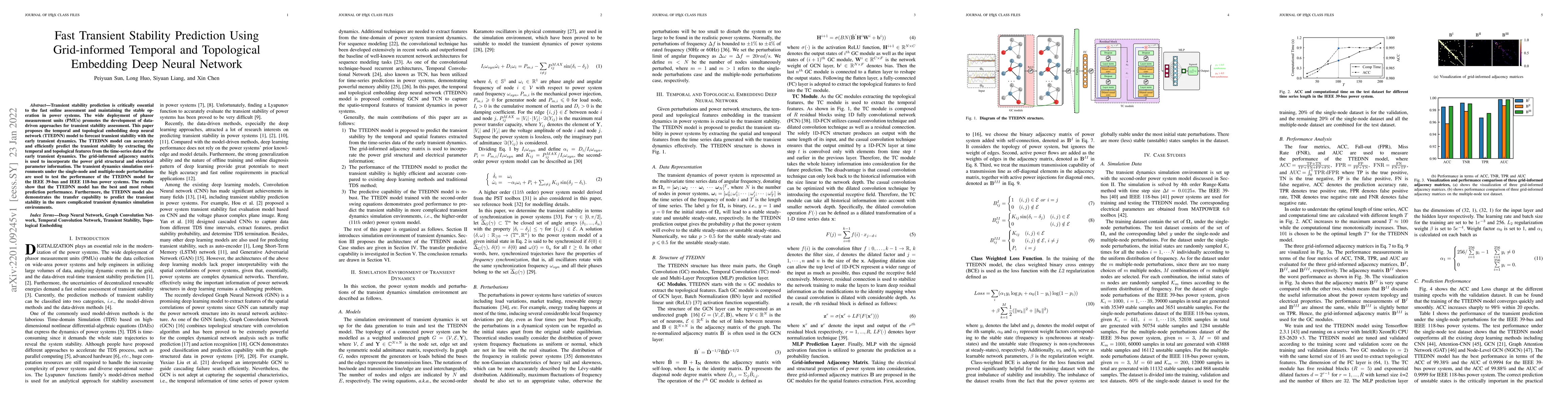 Thumbnail for Fast Transient Stability Prediction Using Grid-informed Temporal and
  Topological Embedding Deep Neural Network