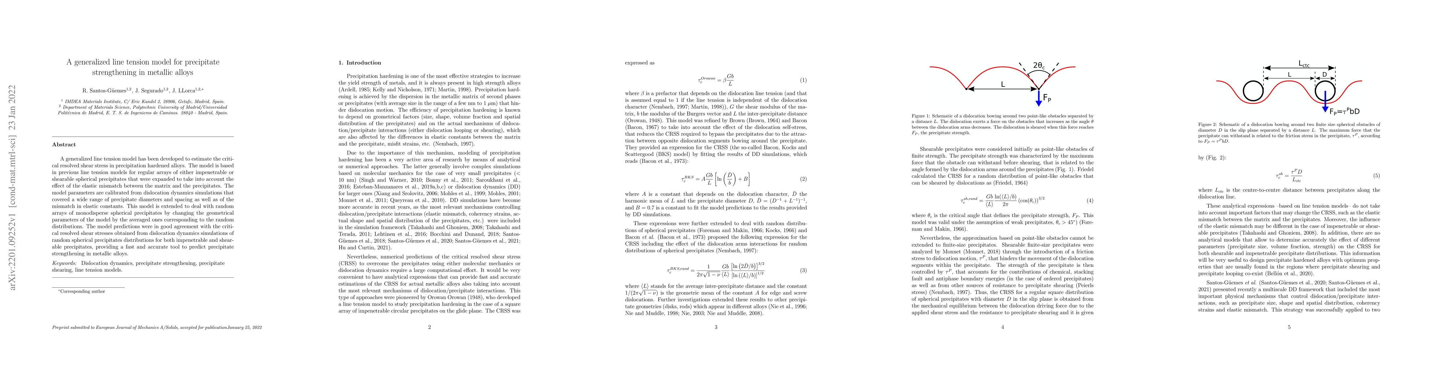 Thumbnail for A generalized line tension model for precipitate strengthening in
  metallic alloys