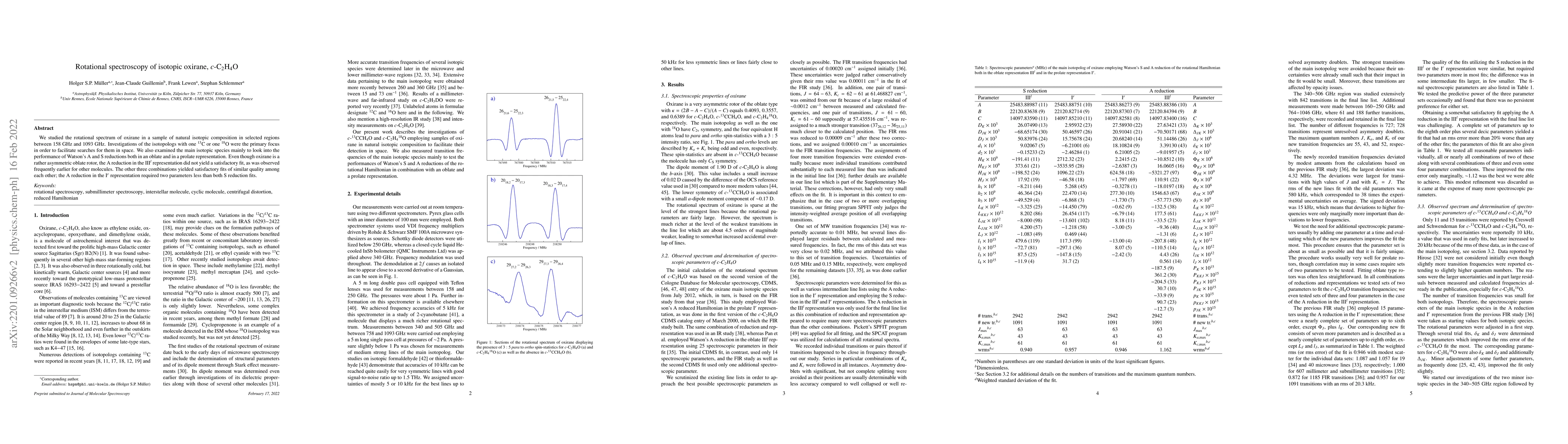 Thumbnail for Rotational spectroscopy of isotopic oxirane, $c$-C$_2$H$_4$O