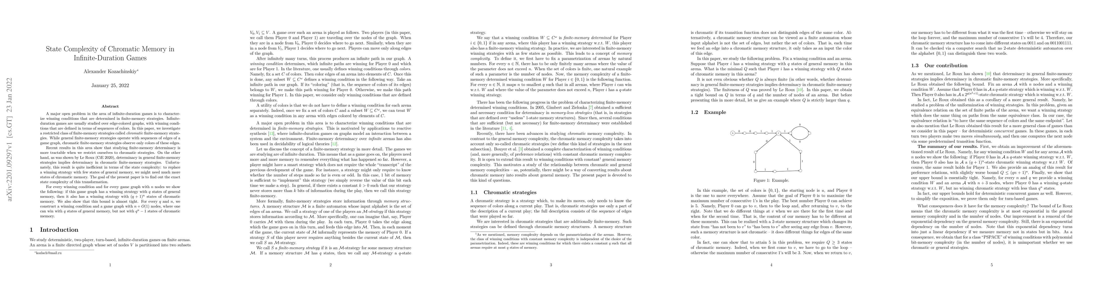 Thumbnail for State Complexity of Chromatic Memory in Infinite-Duration Games