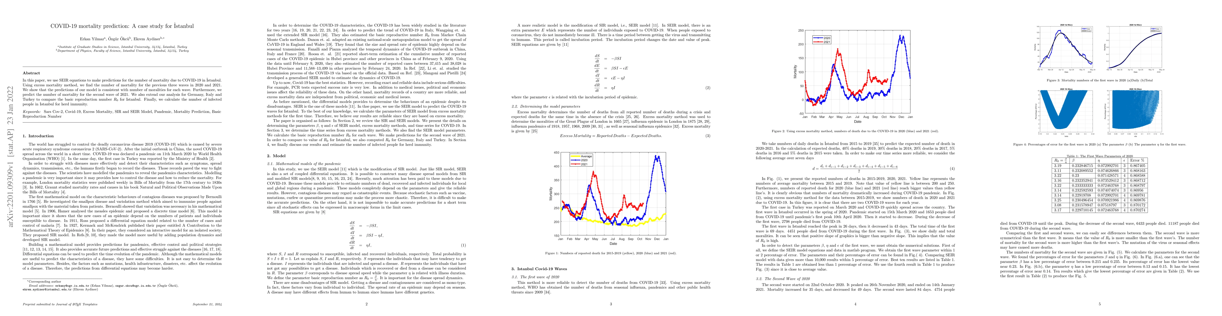 Thumbnail for COVID-19 mortality prediction: A case study for \.Istanbul