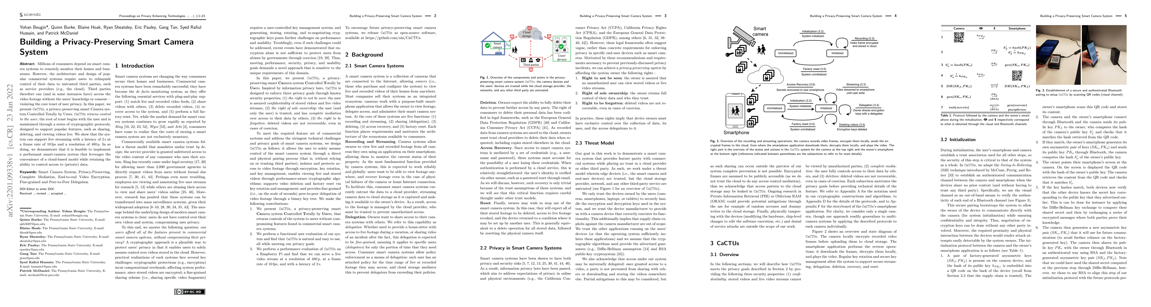 Thumbnail for Building a Privacy-Preserving Smart Camera System