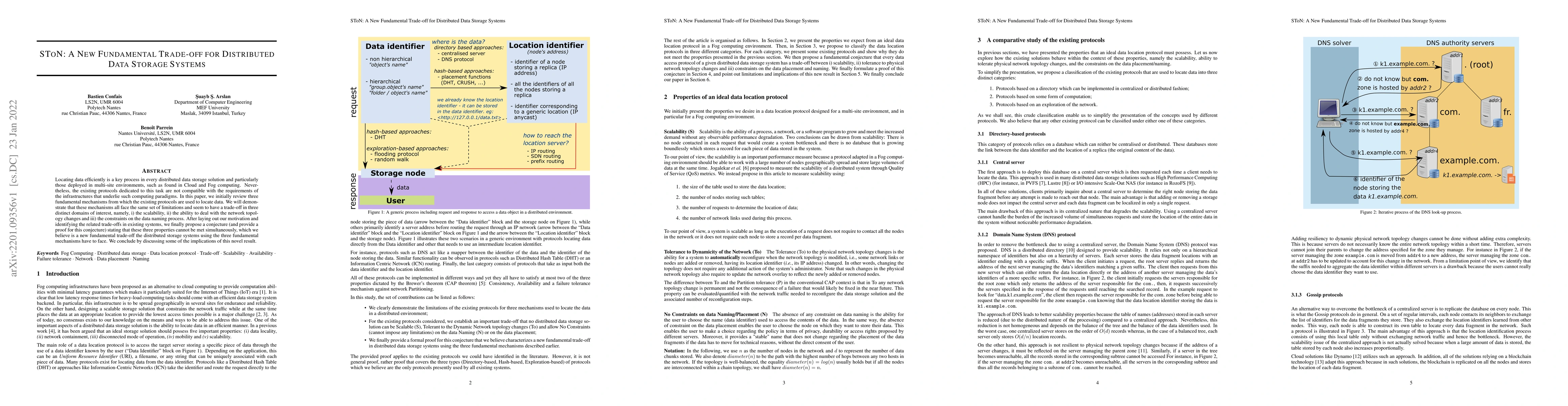 Thumbnail for SToN: A New Fundamental Trade-off for Distributed Data Storage Systems