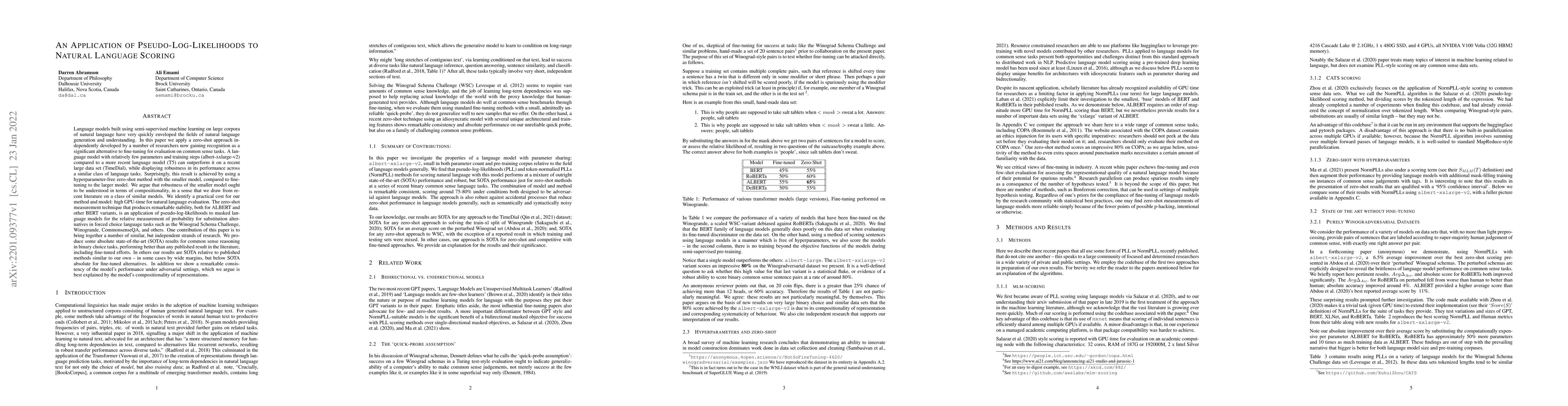 Thumbnail for An Application of Pseudo-Log-Likelihoods to Natural Language Scoring