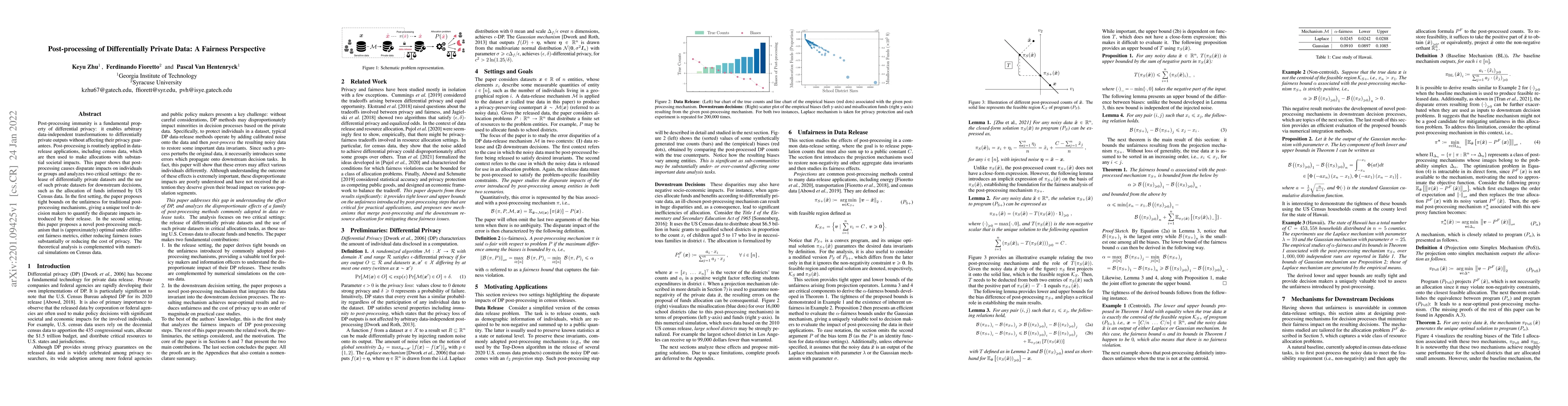 Thumbnail for Post-processing of Differentially Private Data: A Fairness Perspective