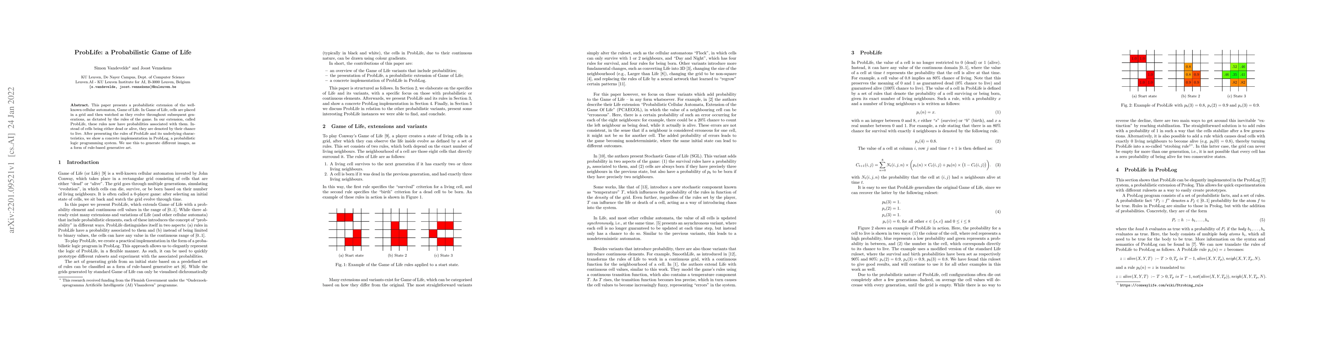 Thumbnail for Problife: a Probabilistic Game of Life