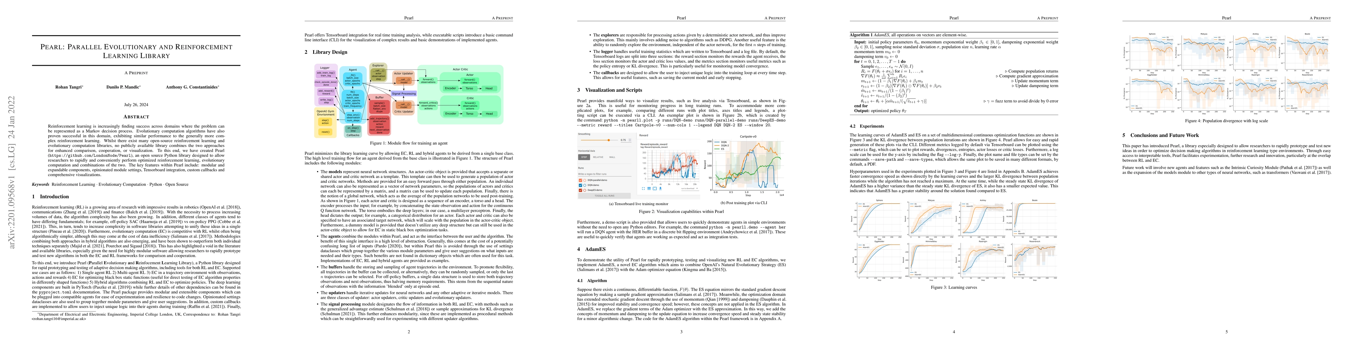Thumbnail for Pearl: Parallel Evolutionary and Reinforcement Learning Library