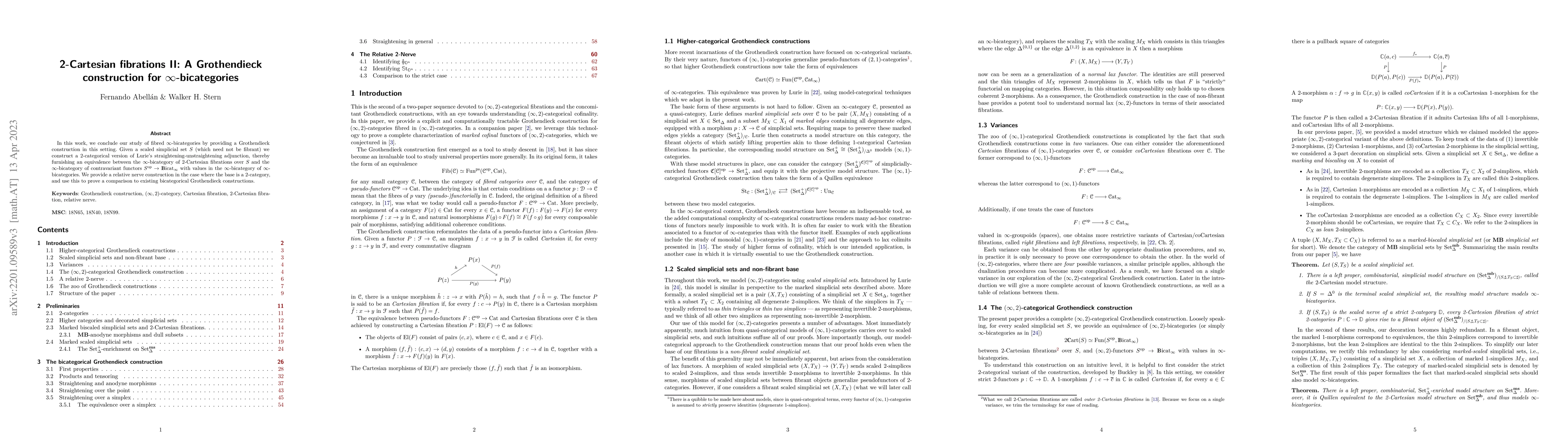 Thumbnail for 2-Cartesian fibrations II: A Grothendieck construction for
  $\infty$-bicategories