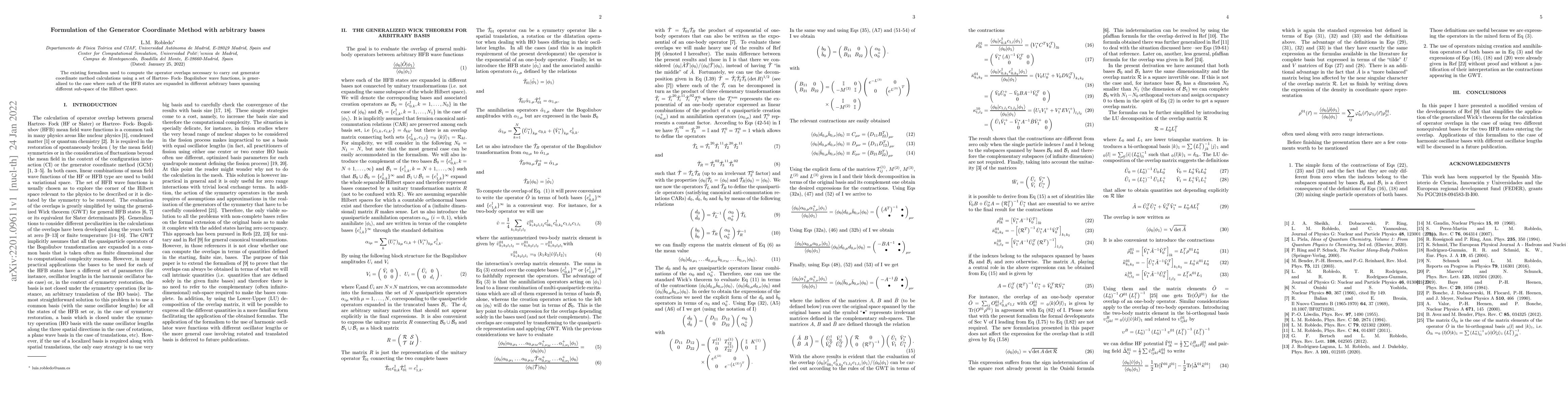 Thumbnail for Formulation of the Generator Coordinate Method with arbitrary bases