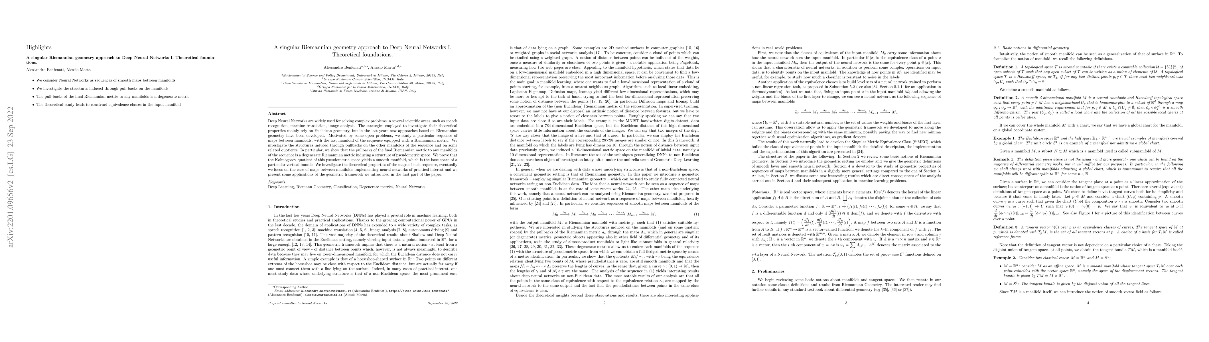 Thumbnail for A singular Riemannian geometry approach to Deep Neural Networks I.
  Theoretical foundations