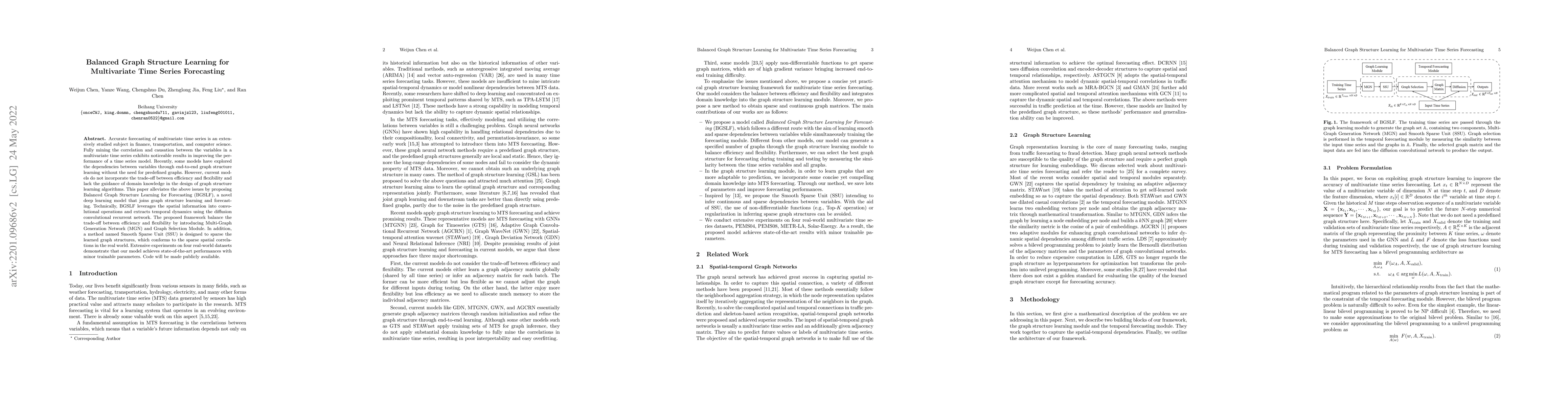 Thumbnail for Balanced Graph Structure Learning for Multivariate Time Series
  Forecasting