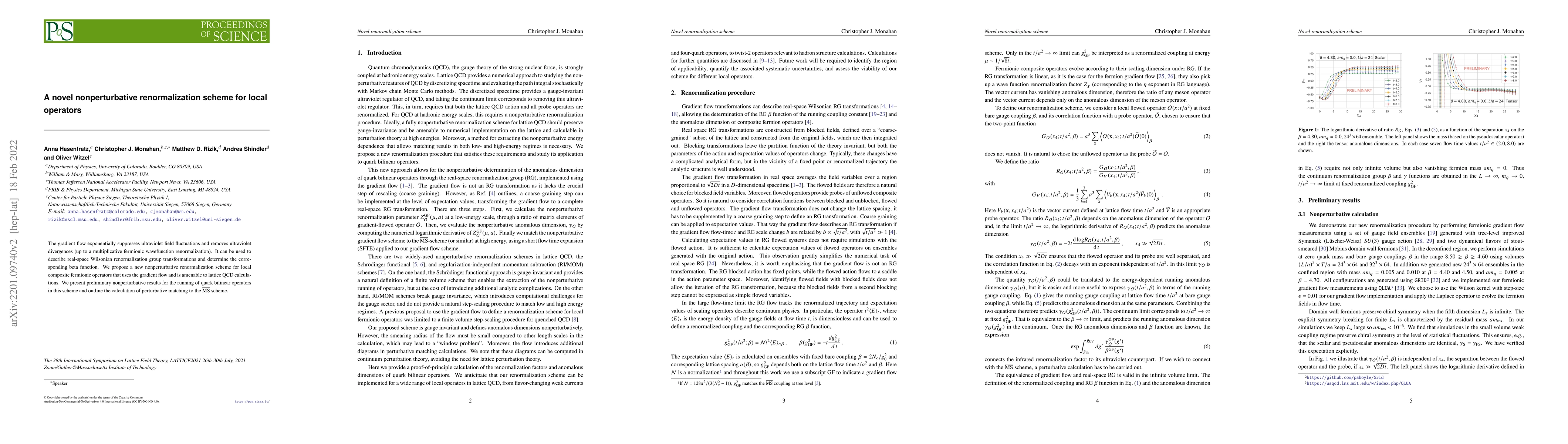 Thumbnail for A novel nonperturbative renormalization scheme for local operators