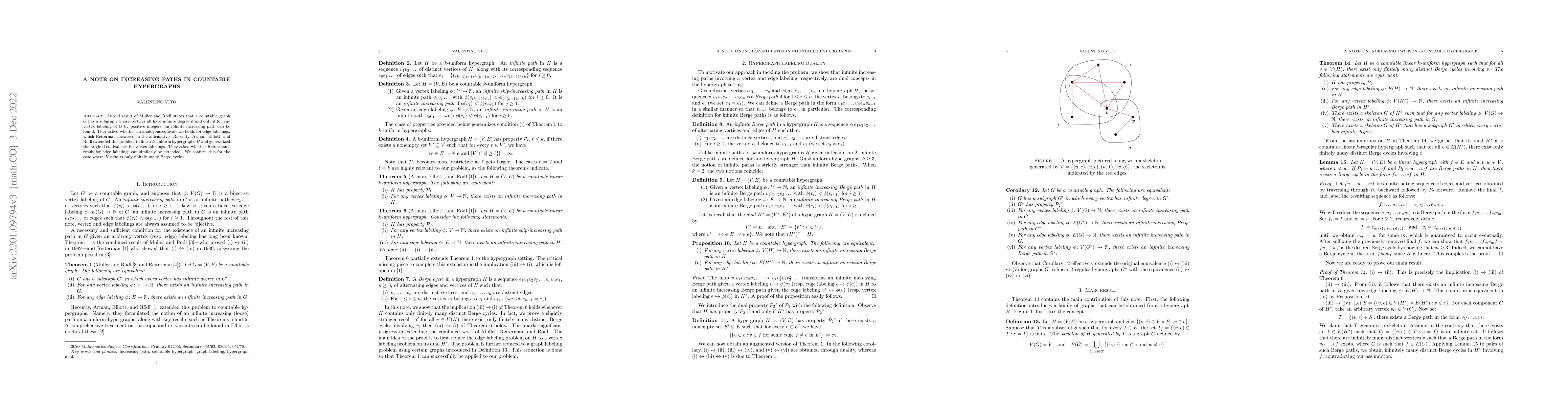 Thumbnail for A note on increasing paths in countable hypergraphs