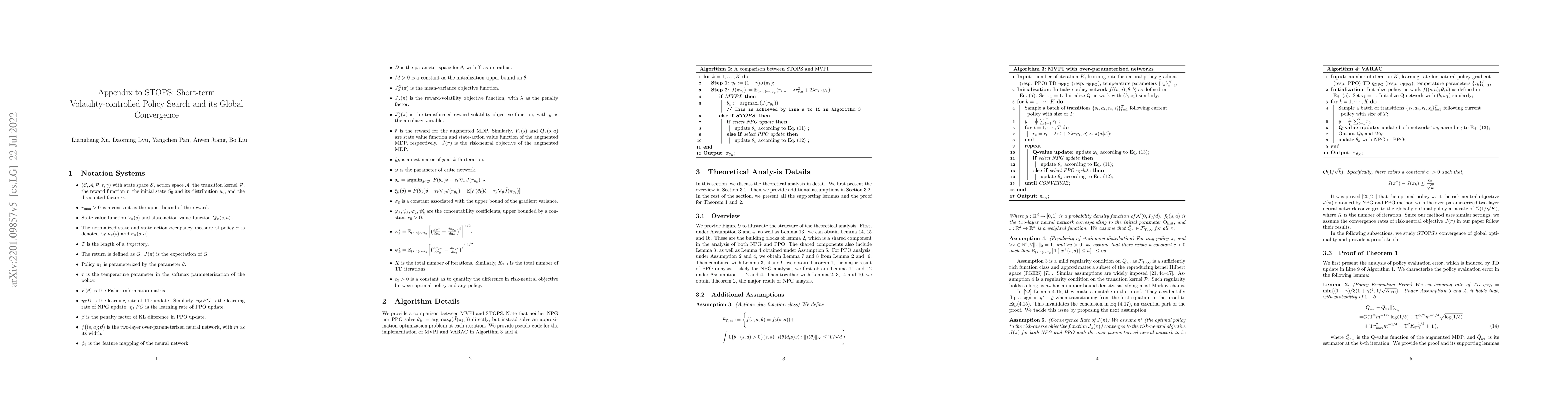 Thumbnail for STOPS: Short-Term-based Volatility-controlled Policy Search and its
  Global Convergence