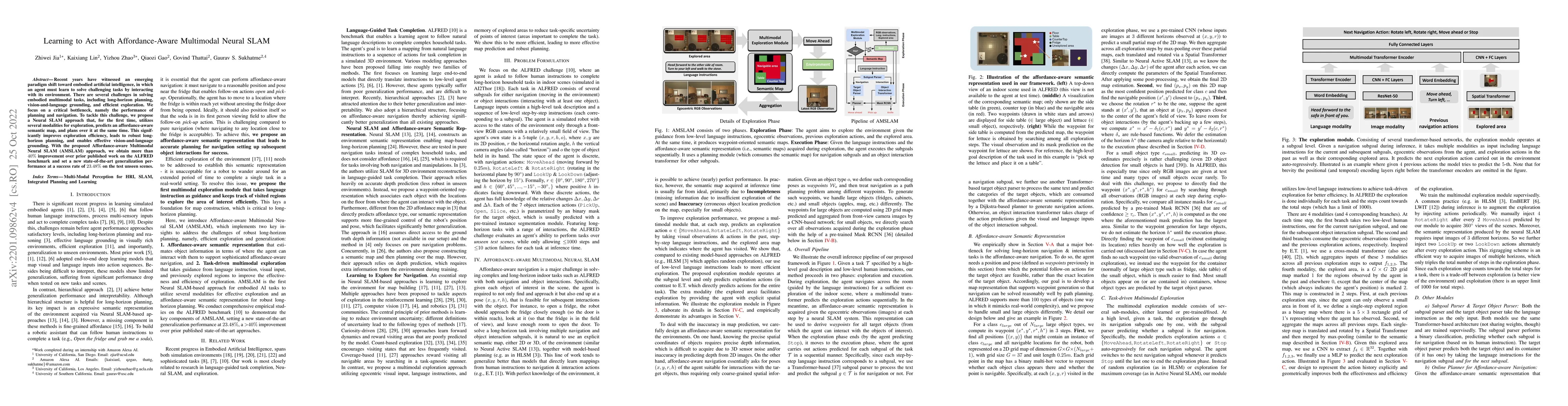 Thumbnail for Learning to Act with Affordance-Aware Multimodal Neural SLAM