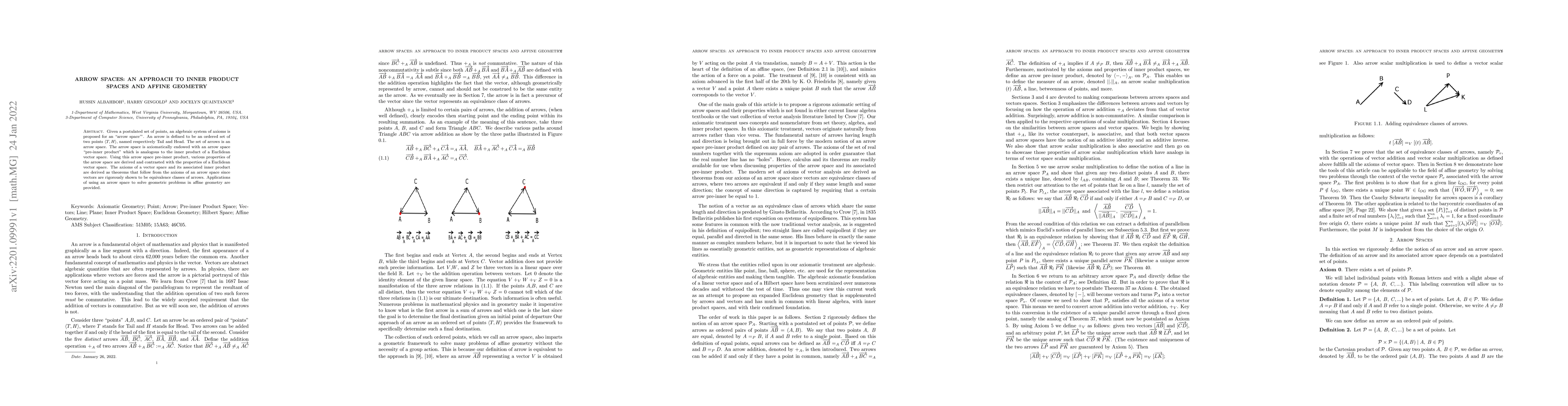 Thumbnail for Arrow Spaces: An Approach to Inner Product Spaces and Affine Geometry