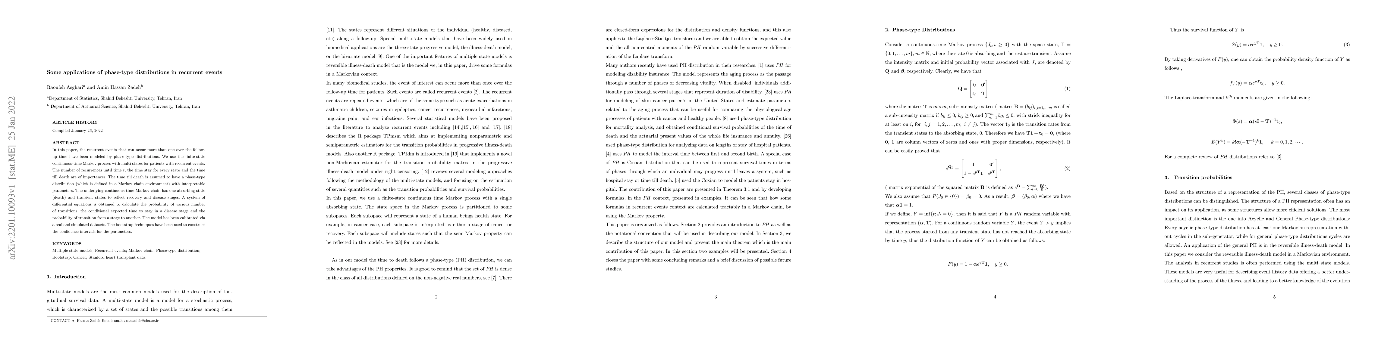 Thumbnail for Some applications of phase-type distributions in recurrent events