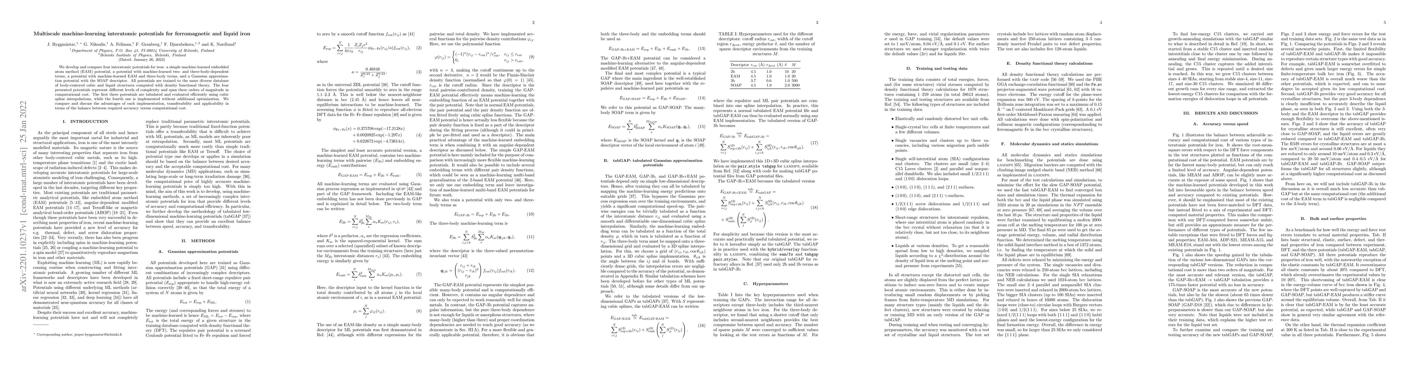 Thumbnail for Multiscale machine-learning interatomic potentials for ferromagnetic and
  liquid iron