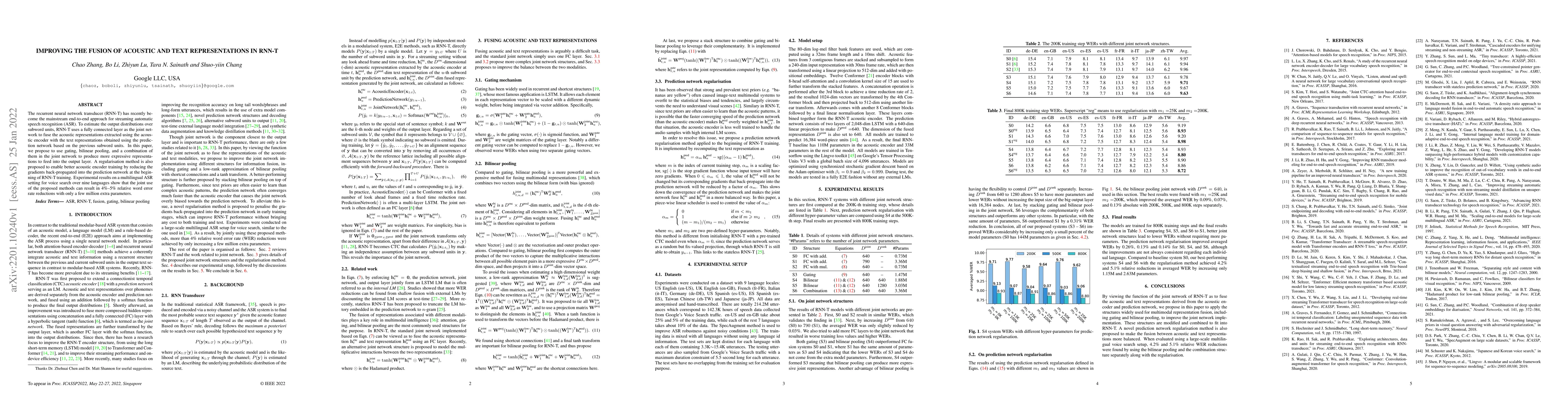 Thumbnail for Improving the fusion of acoustic and text representations in RNN-T