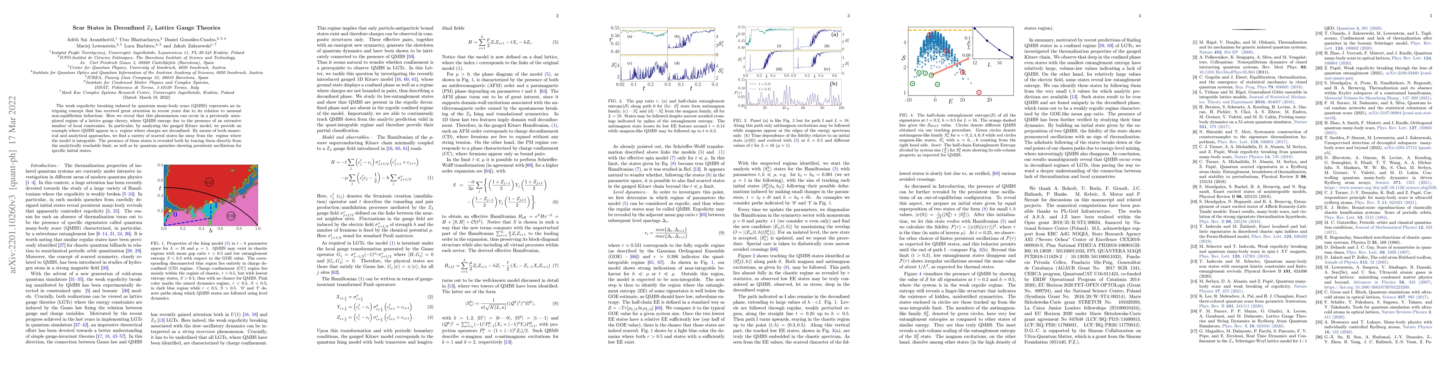 Thumbnail for Scar States in Deconfined $\mathbb{Z}_2$ Lattice Gauge Theories