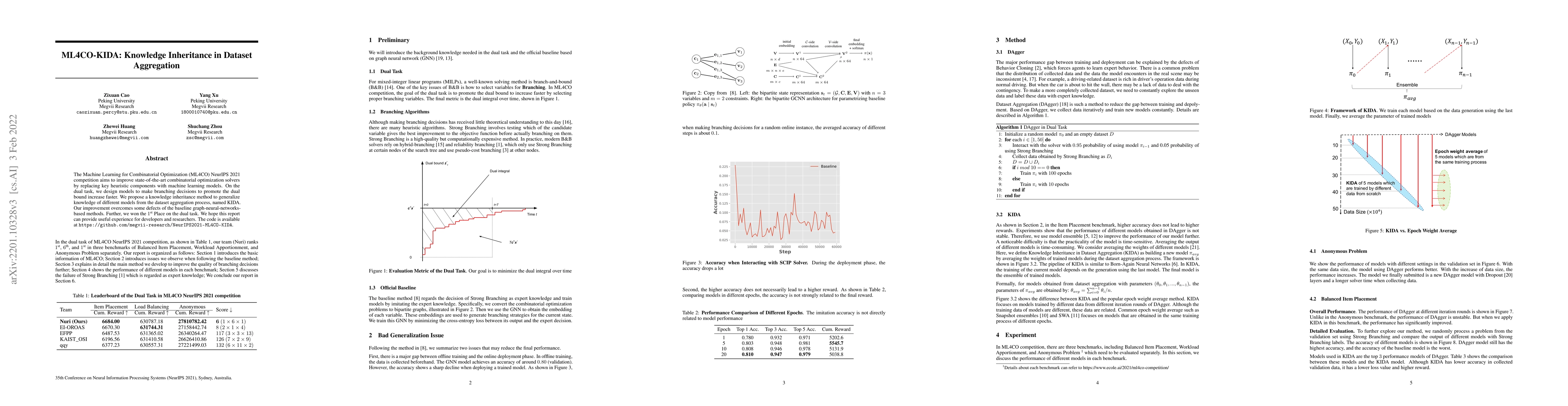 Thumbnail for ML4CO-KIDA: Knowledge Inheritance in Dataset Aggregation