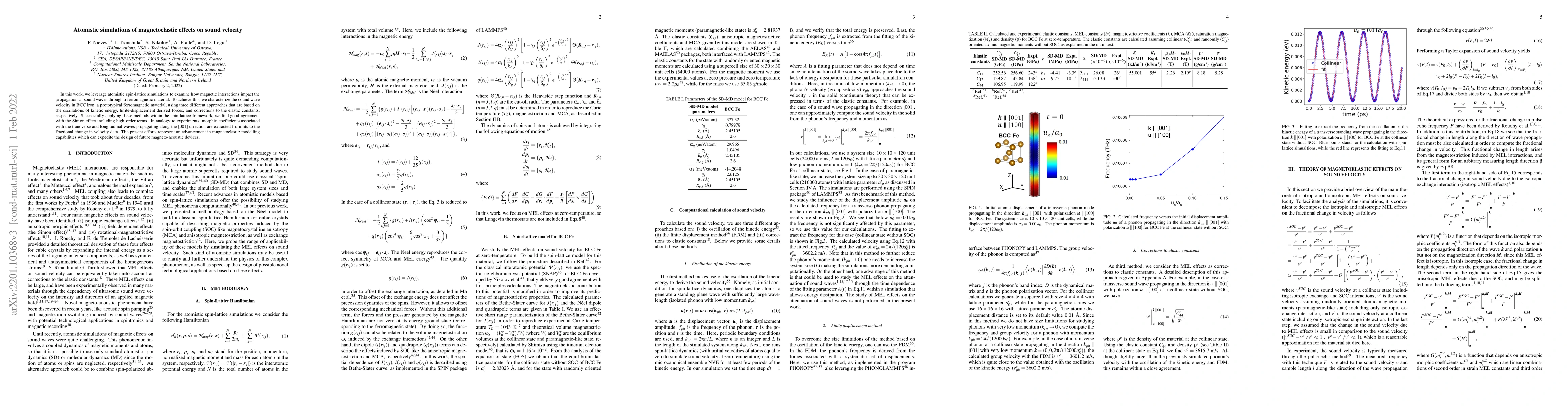 Thumbnail for Atomistic simulations of magnetoelastic effects on sound velocity