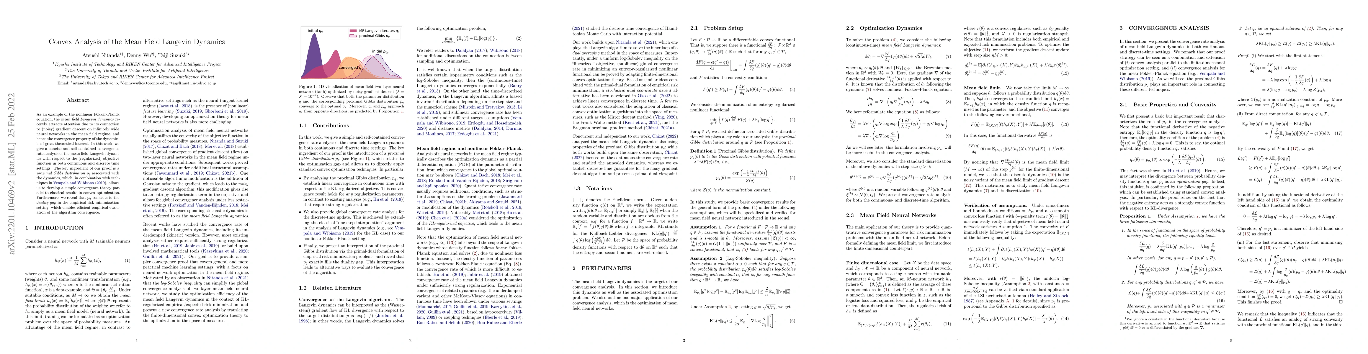 Thumbnail for Convex Analysis of the Mean Field Langevin Dynamics