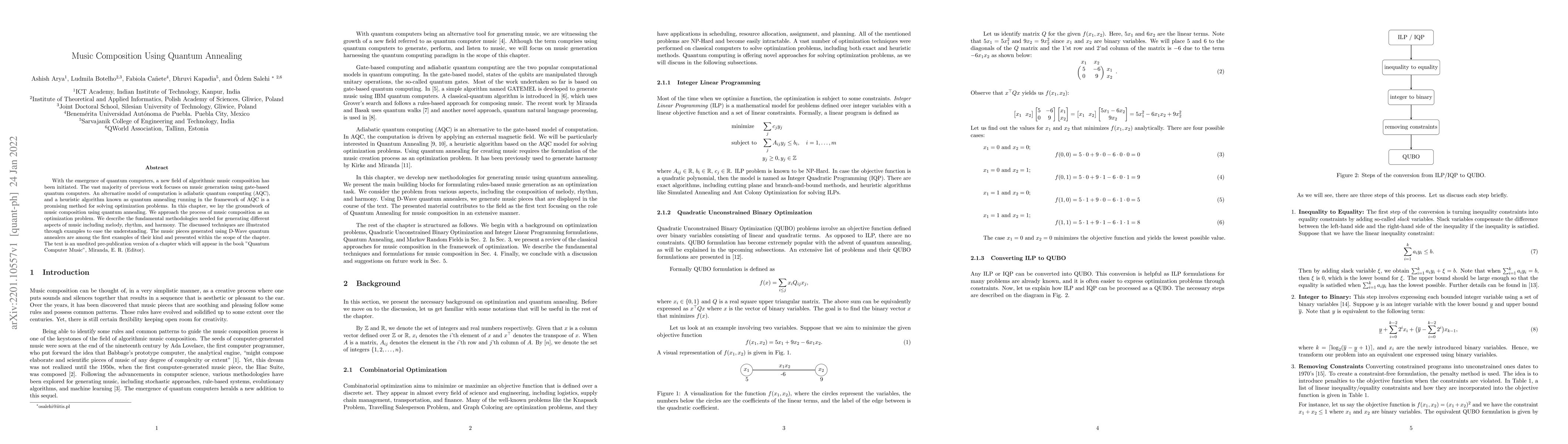 Thumbnail for Music Composition Using Quantum Annealing