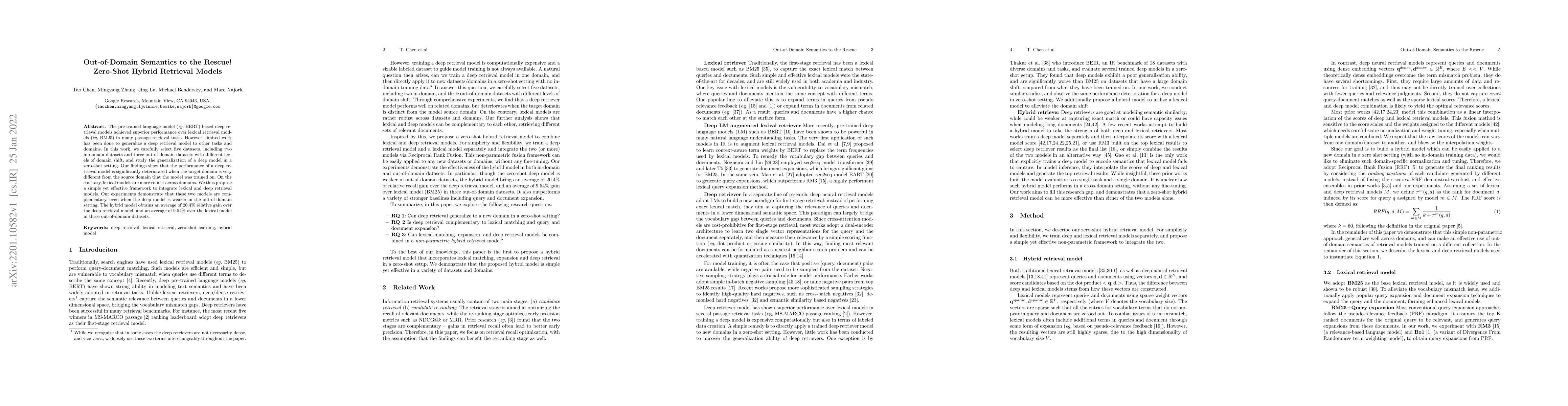 Thumbnail for Out-of-Domain Semantics to the Rescue! Zero-Shot Hybrid Retrieval Models