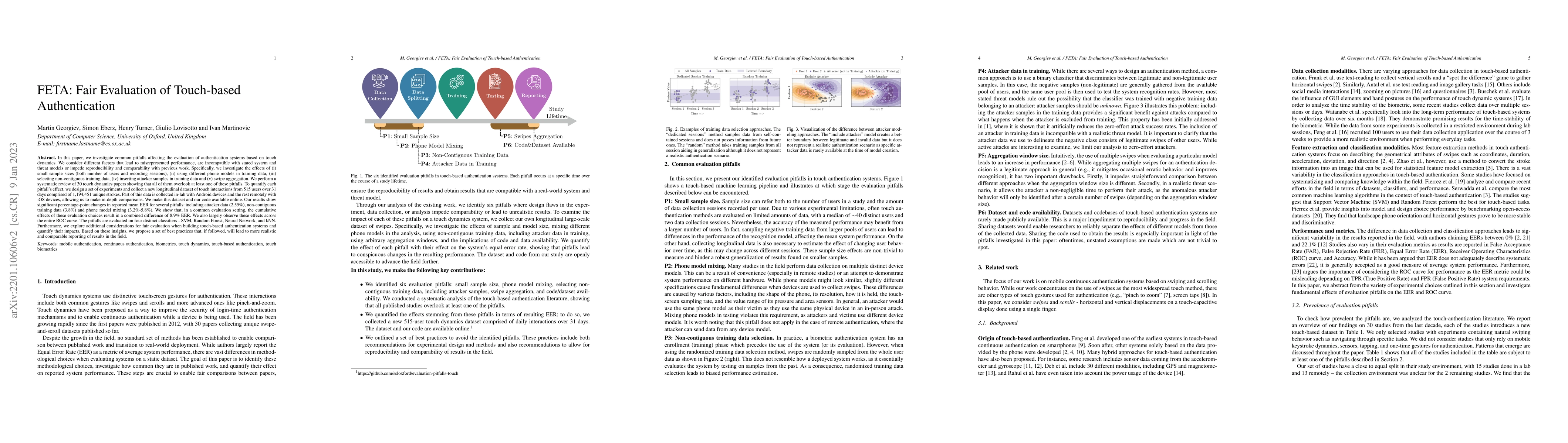 Thumbnail for FETA: Fair Evaluation of Touch-based Authentication