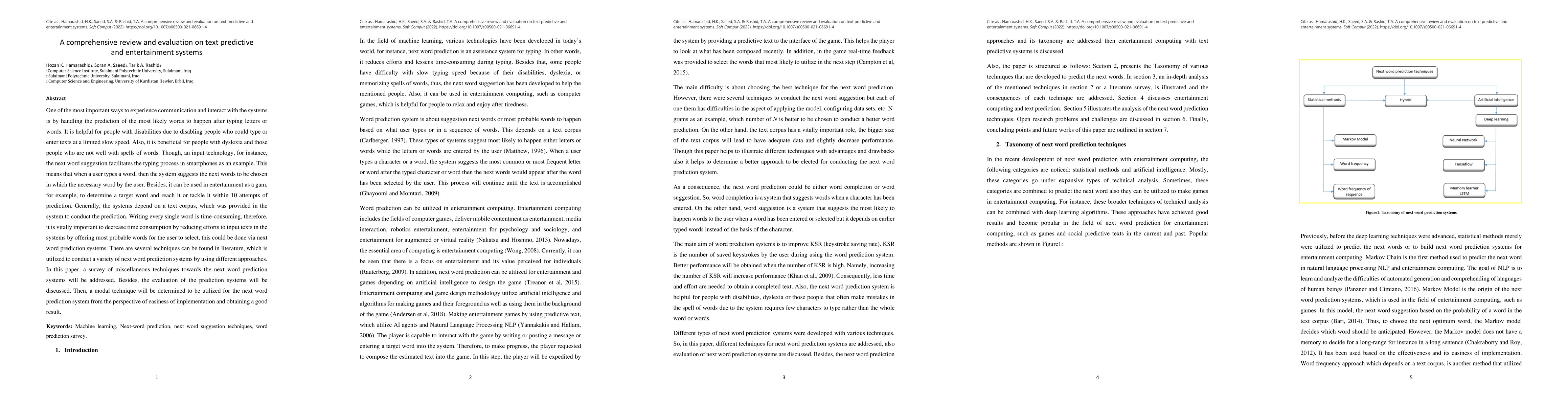 Thumbnail for A comprehensive review and evaluation on text predictive and
  entertainment systems